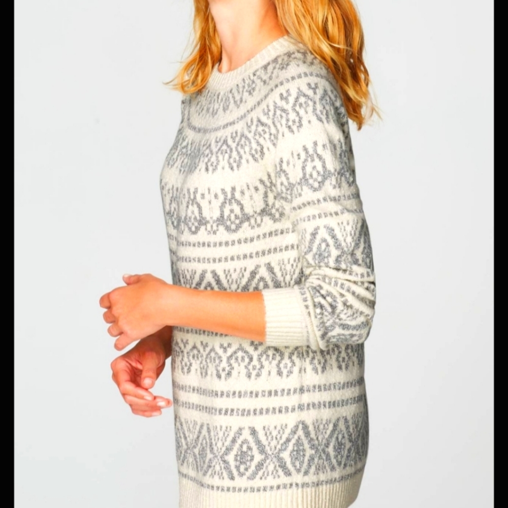 J. Jill Fair Isle Sweater XS